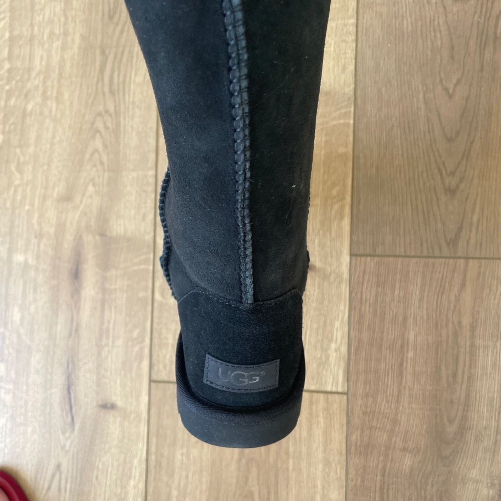 UGG Brand New Tall Black Boots Size 8
